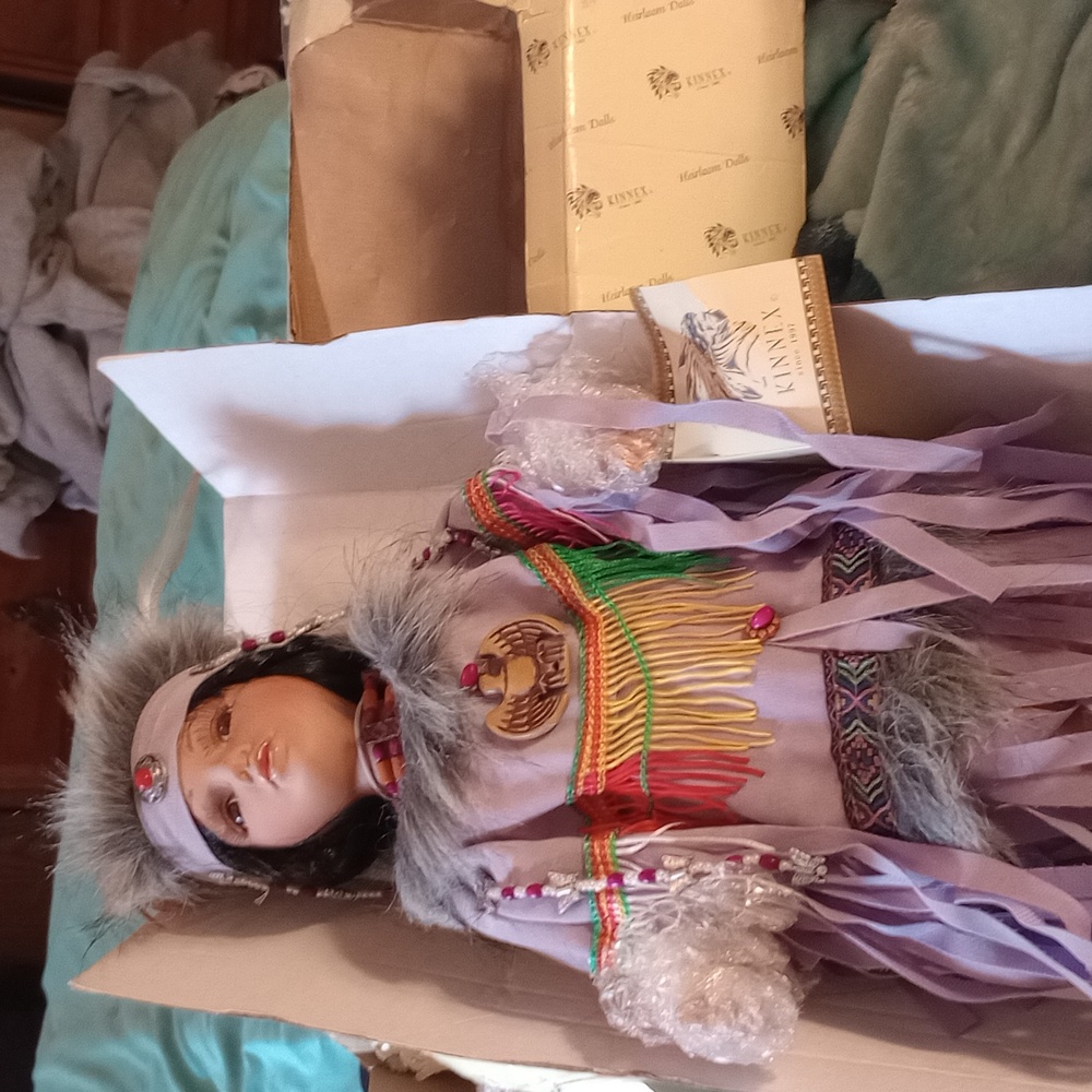 Kinnex limited edition collector native American doll